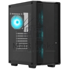 Компьютерный корпус Deepcool CC560 V2 черный без БП ATX 4x120мм 1xUSB 2.0 1xUSB 3.0 audio bott PSU