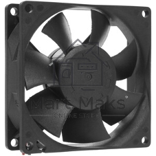 Вентилятор для корпуса Rexant RX 8025MS 24VDC черный, 80 мм, 2600 об/мин, 30 дБ, 2 pin