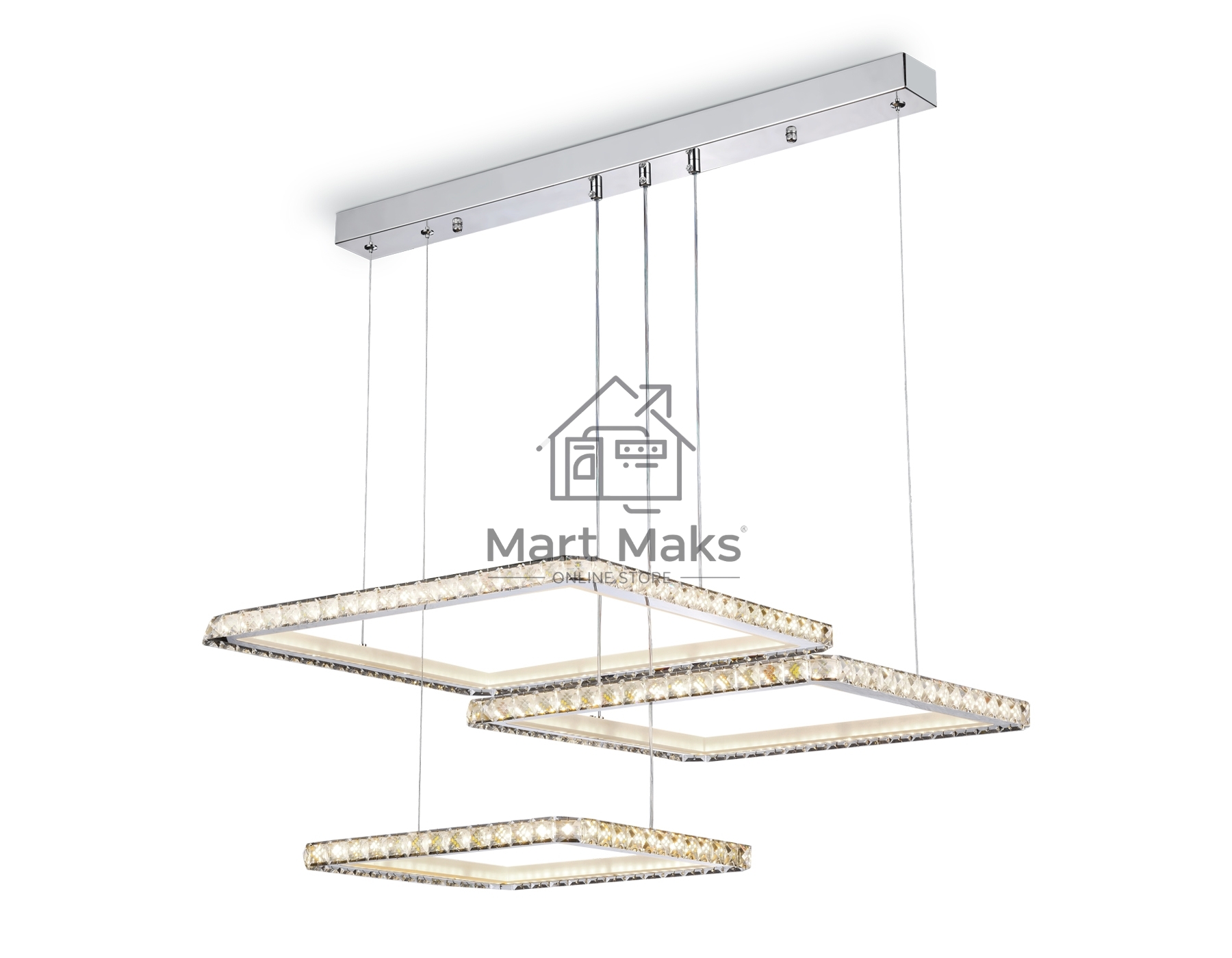 Светильник Ambrella light FA1759/3 CH хром 180W 3000K+6400K/3000K/6400K/4200K+4200K 680*460*740 (ПДУ РАДИО 2.4G)
