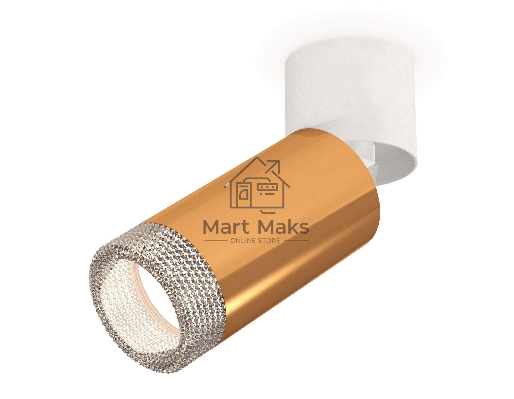 Светильник Ambrella Light XM6327031 PYG/WH/CL золото желтое полированное/белый /прозрачный (A2220, C6327, N6150)