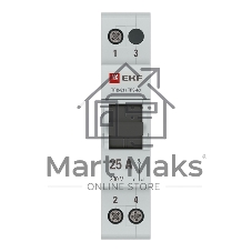 Переключатель трехпозиционный 1п 25А Basic EKF tps-1-25