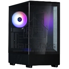 Компьютерный корпус ZALMAN P10, MATX, черный, WINDOW, 2x3.5