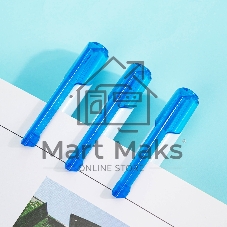 Ручка шариковая Deli Arrow EQ23-BL белый/голубой, d=0.7мм, синие чернила (1шт)