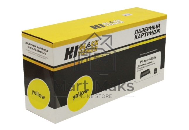 Картридж Xerox Phaser 6180n/6180MFP (Hi-Black) 113R00725, Y, 7K