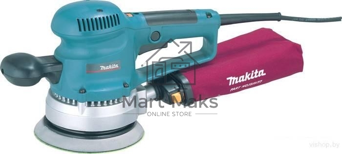 Шлифовальная машина Makita BO6030 ЭШМ,310Вт,ф150мм,4000-10000об\м,ампл-3мм,2.3кг,кор,п\сборник 