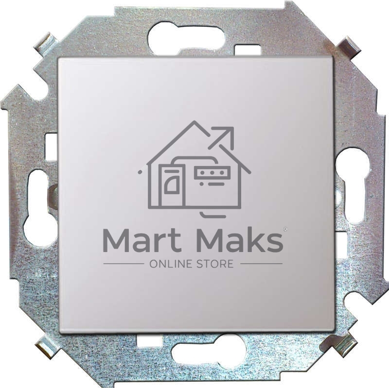 Механизм выключателя 1-кл. СП Simon15 16А IP20 бел. Simon 1591101-030