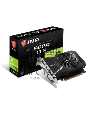 Видеокарта MSI PCIE16 GT1030 2GB GDDR4 GT 1030 AERO ITX 2GD4 OC