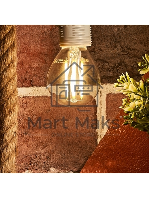 Лампа светодиодная филаментная Rexant Шарик GL45 7.5 Вт 600 Лм 4000K E14 диммируемая, прозрачная колба