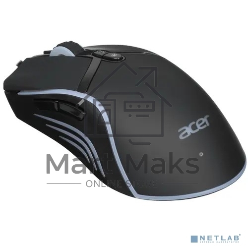 Мышь проводная Acer OMW144 черный, 3200 dpi, USB, кнопки - 7