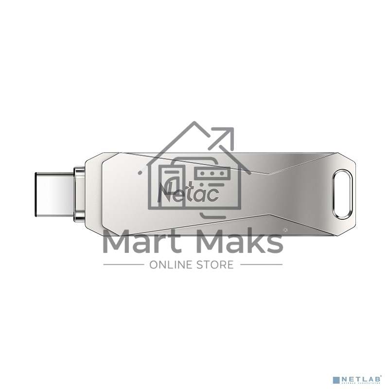 Флешка USB R/W R/W Drive Netac U782C dual USB3.0+TypeC 64GB, retail version
