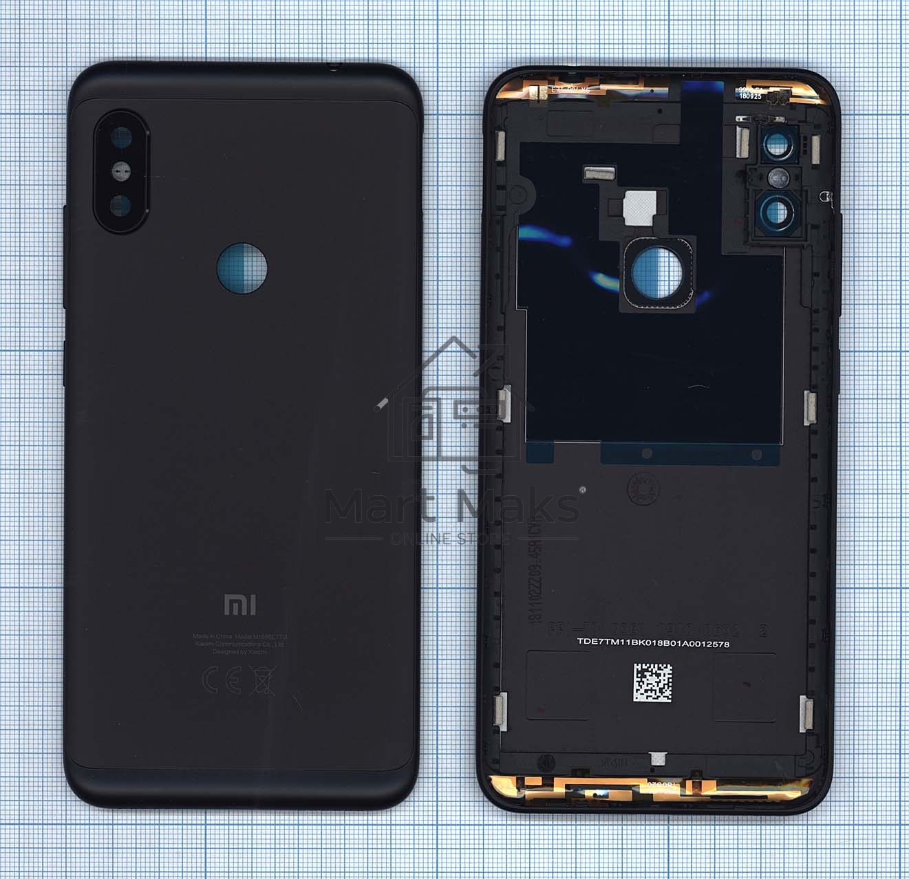 Задняя крышка для Xiaomi Redmi Note 6 Pro черный