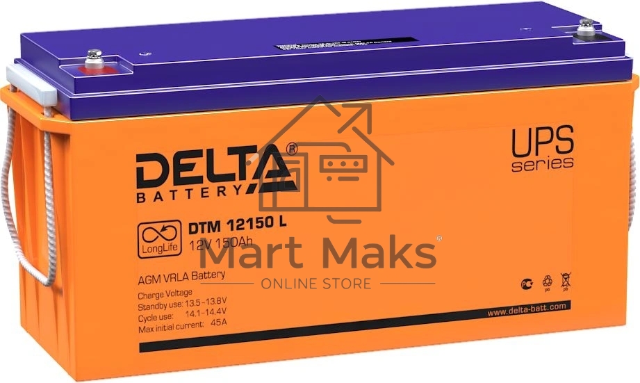 Аккумуляторная батарея Delta BATTERY DTM 12150 L