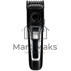 Машинка для стрижки Hyundai H-HC7127 черный 5Вт (насадок в компл:1шт)