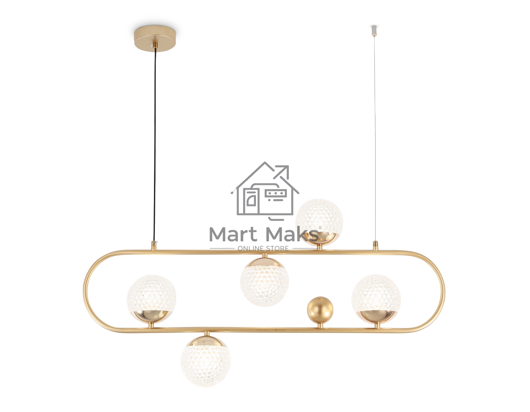 Светильник Ambrella light TR5433/5 GD золото G9/5 max 40W 780*110*1000