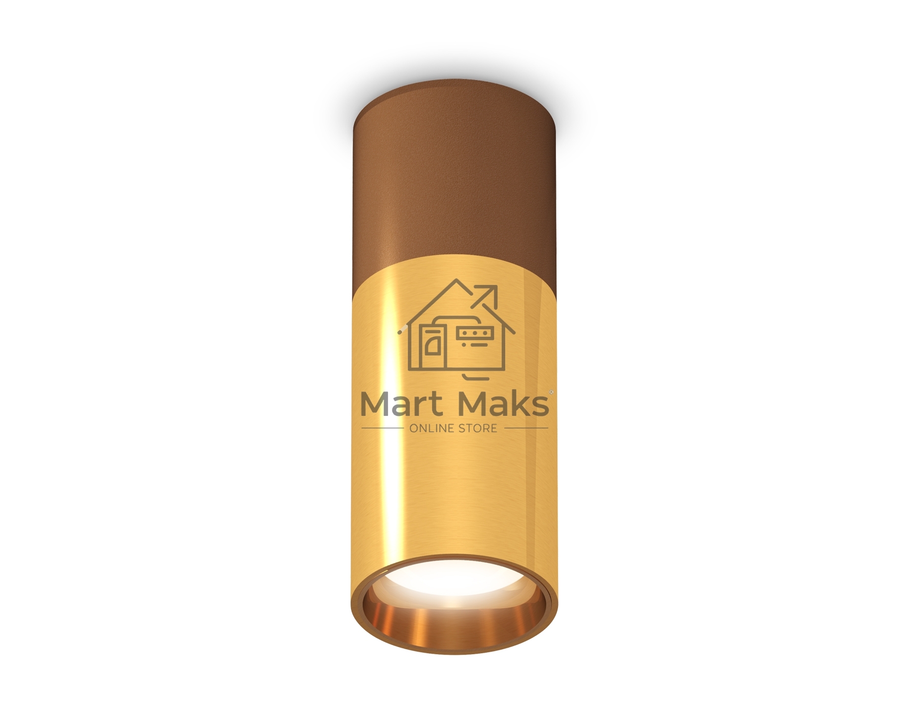 Светильник Ambrella Light XS6327060 PYG/SCF золото желтое полированное/кофе песок MR16 GU5.3 (C6304, C6327, A2010, N6113)