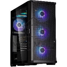 Компьютерный корпус ZALMAN Z10 PLUS, ATX, черный, WINDOW, 2x3.5