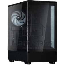 Компьютерный корпус ZALMAN P10, MATX, черный, WINDOW, 2x3.5