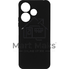 Чехол (клип-кейс) BoraSCO для Xiaomi Redmi 13 Silicone Case черный (73408)