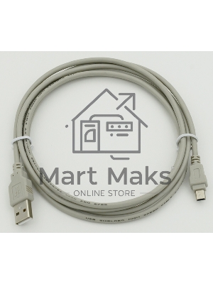 Кабель USB2.0 AM/miniBm 1.8м USB/miniUSB 1.8m, серый