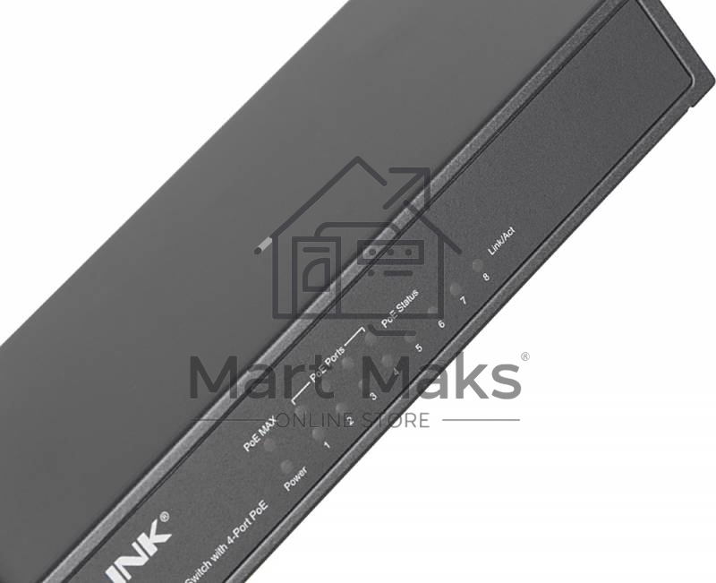 Коммутатор TP-Link SMB TL-SF1008P Коммутатор 8-port 10/100M Desktop PoE Switch