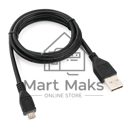 Кабель USB 2.0 Pro Cablexpert CCP-mUSB2-AMBM-1M, AM/microBM 5P, 1м, экран, черный, пакет