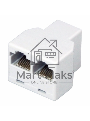 Переходник Rexant (03-0103) Компьютерный двойник (гнездо - 2 гнезда) 8Р-8С