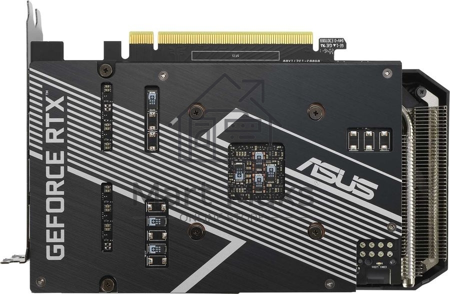 Видеокарта Asus DUAL-RTX3060-O12G-V2 LHR NVIDIA GeForce RTX 3060 12288Mb 192 GDDR6 1837/15000/HDMIx1/DPx3/HDCP Ret