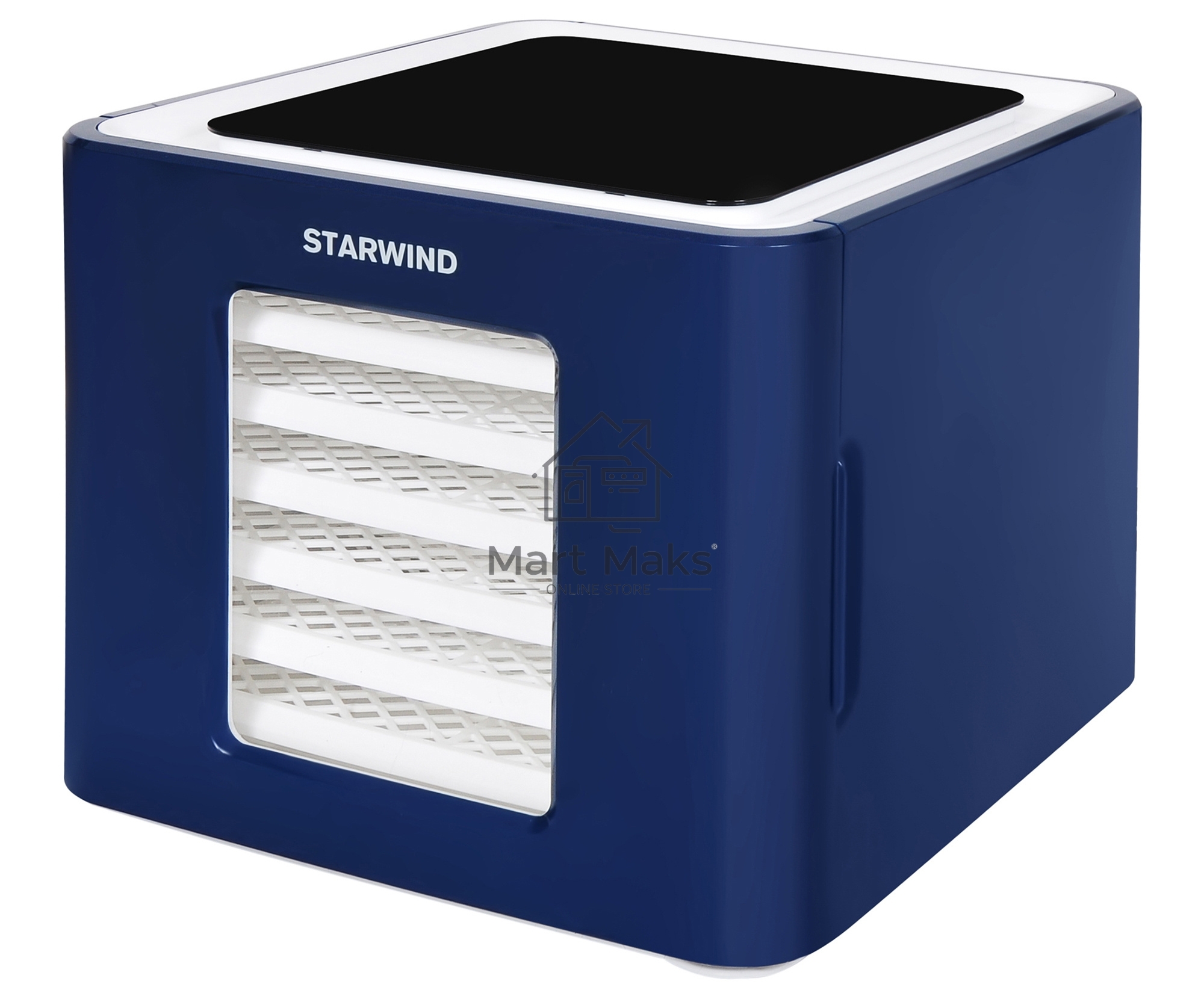 Сушилка для овощей и фруктов StarWind SFD6430, синий, 6 поддонов