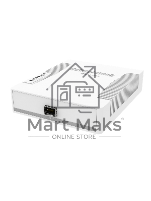 Сетевой коммутатор MikroTik RB260GS RouterBOARD 260GS 5-port Gigabit smart switch with SFP cage, SwOS, plastic case, PSU