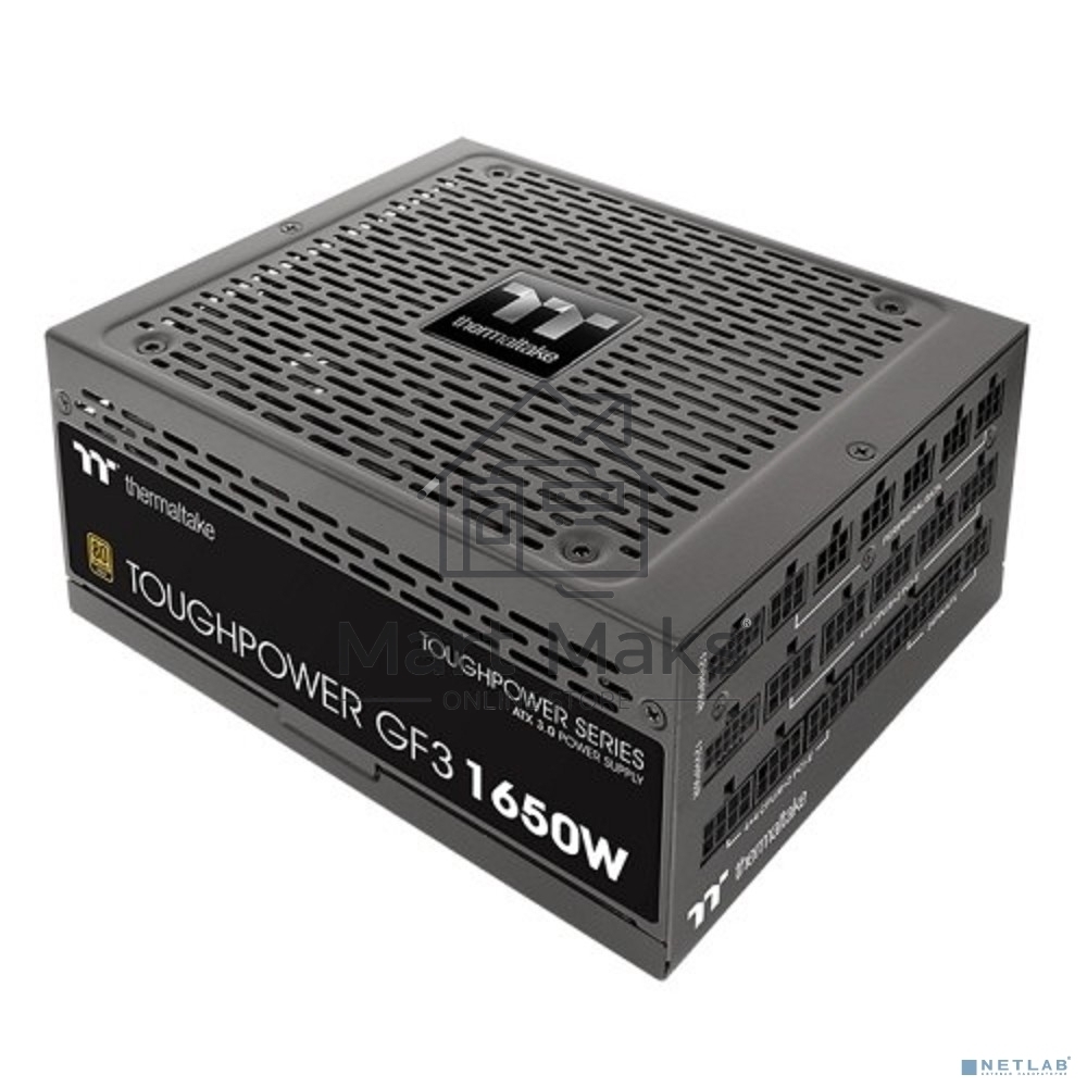 Блок питания Thermaltake ATX 1650W Toughpower GF3 80+ gold (24+4+4pin) APFC 140mm fan color LED 12xSATA Cab Manag RTL