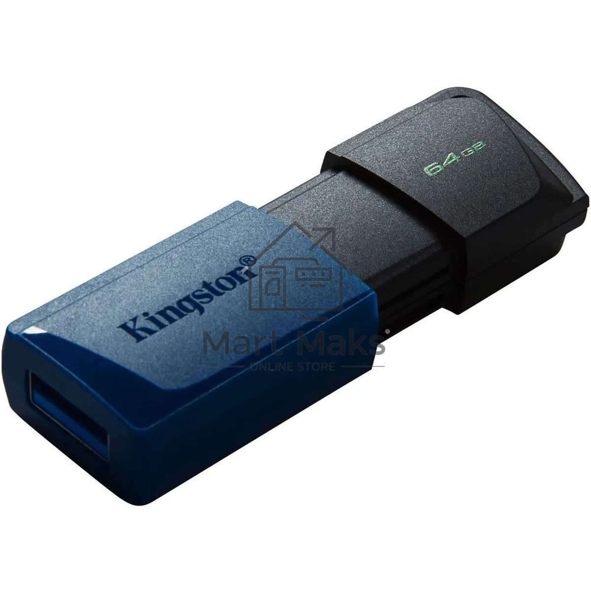 Флешка USB R/W R/W Kingston 64Gb DataTraveler Exodia M DTXM/64GB USB3.0 черный/синий