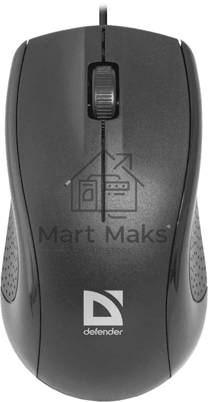 Мышь проводная Defender Optimum MB-160 черный, 1000 dpi, USB, кнопки - 3