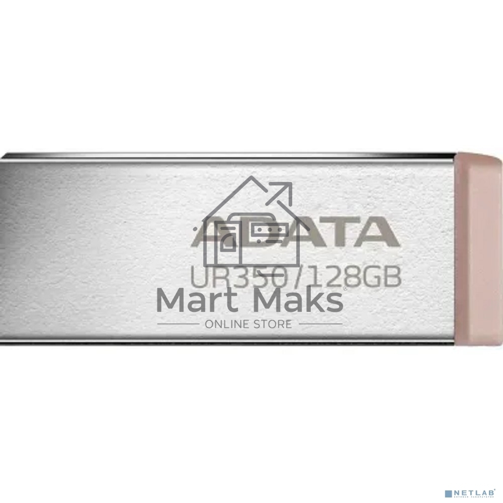 Флешка USB R/W ADATA UR350-128G-RSR/BG USB3.2 128G BROWN