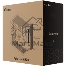 Корпус Ocypus Delta C74 ARGB Black, Midi-Tower, чёрный, 2 x 120 мм