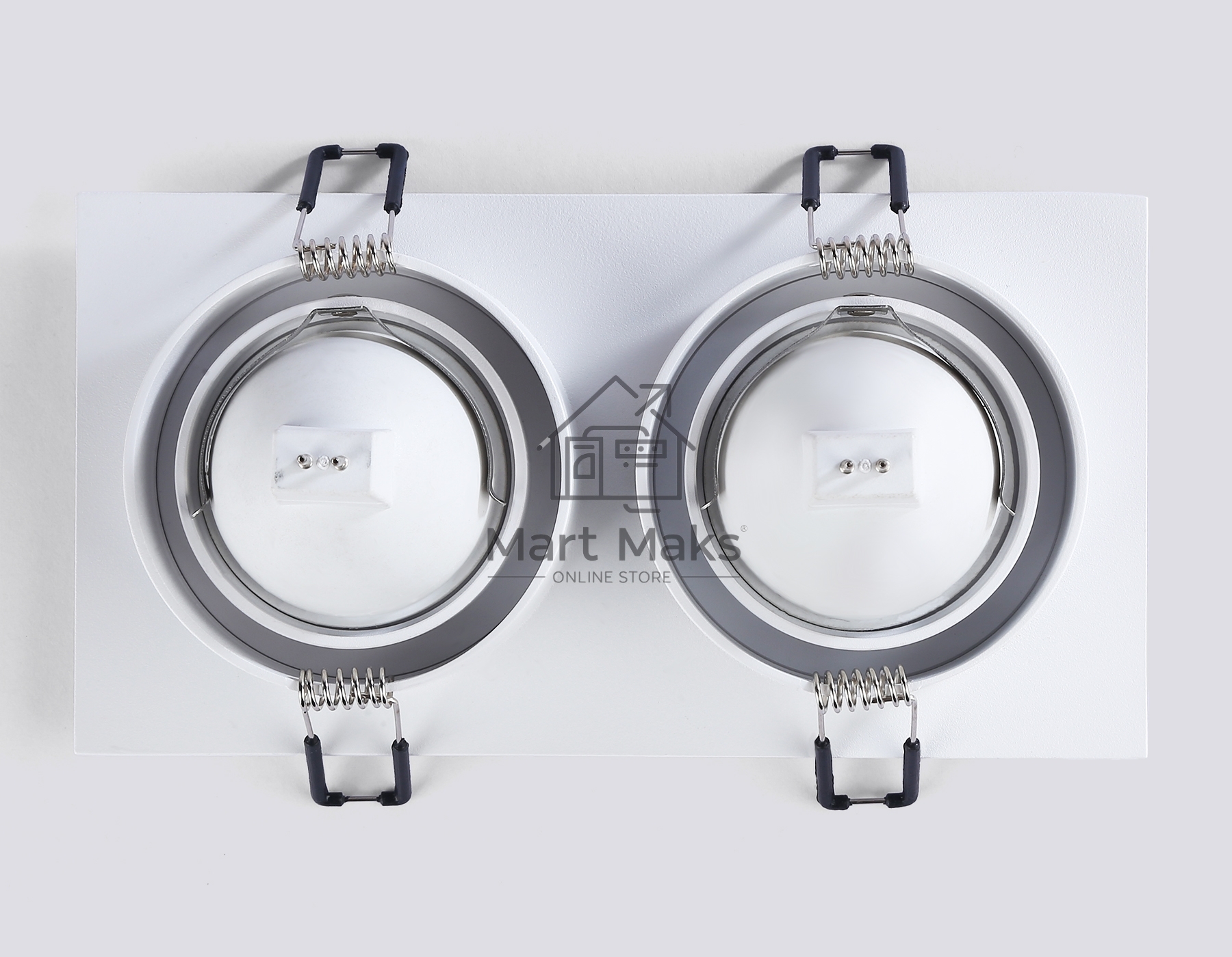 Светильник встраиваемый Ambrella light TN102731/2 WH белый GU5.3 175*92*23