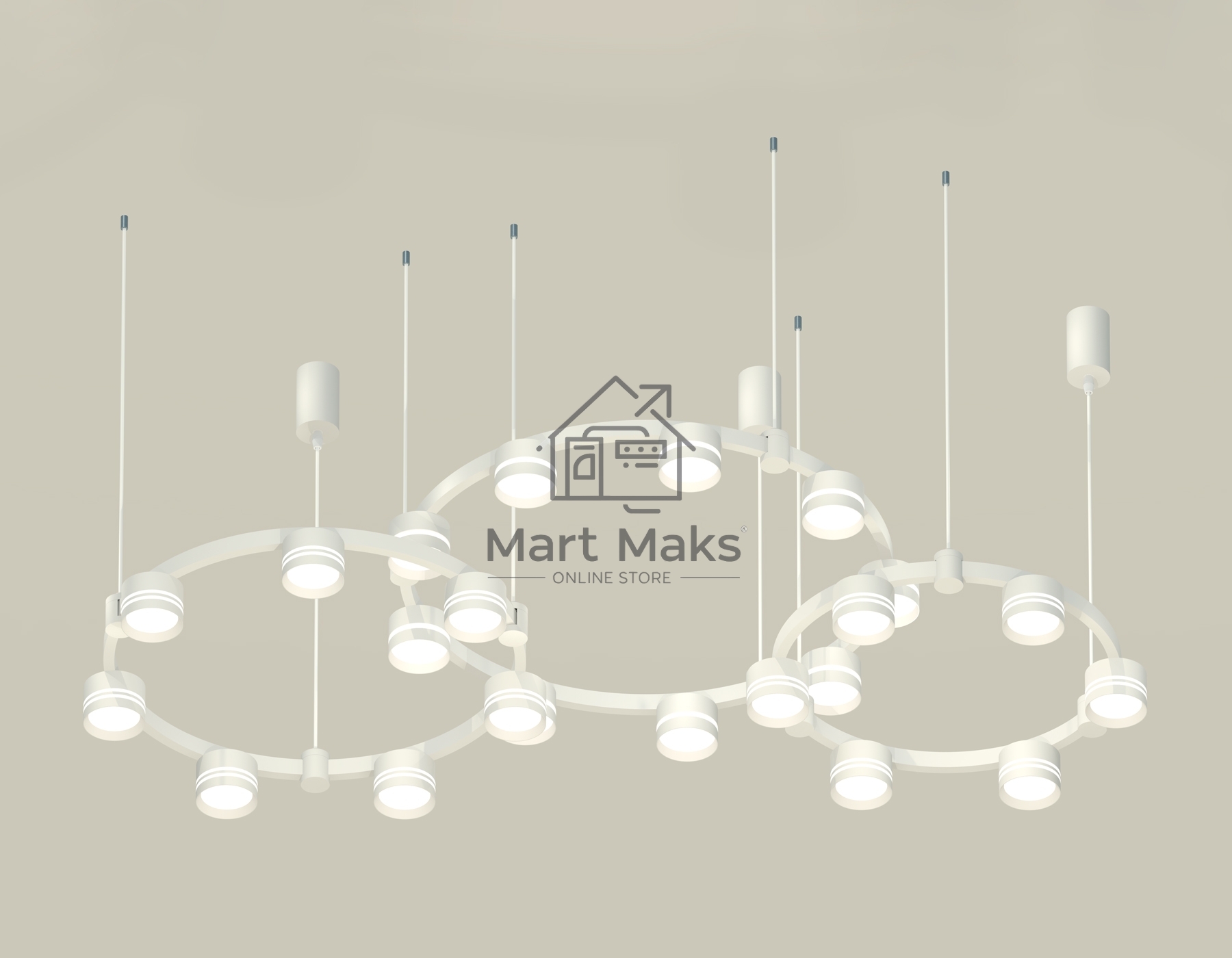 Светильник Ambrella light XR92082210/22 SWH/FR белый песок/белый матовый GX53 (A9208, C9241, C9236, C9231, N8477, N8461)