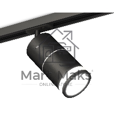 Светильник Ambrella light XT7402012 SBK/PSL/FR черный песок/серебро полированное/белый матовый MR16 GU5.3