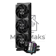 Система жидкостного охлаждения PcCooler DS360 Pro Digital ARGb Soc-AM5/AM4/1200/1700/1851 черный 4-pin 15-34.3dB Al LCD 310W Ret (D7-S360WBKN-GL)