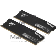 Оперативная память Patriot Viper Elite 5 Ultra, DDR5, 32GB (2x16GB), 6000 MHz, CL28, с радиатором, чёрный