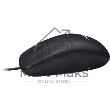Мышь проводная Logitech M100/100R DARK/GREY (темно-серая/черная), 1000 dpi, USB, кнопки - 3
