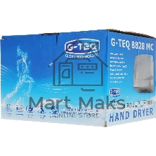 Сушилка для рук G-TEQ 8828 MC 1500Вт 16м/сек металл хром