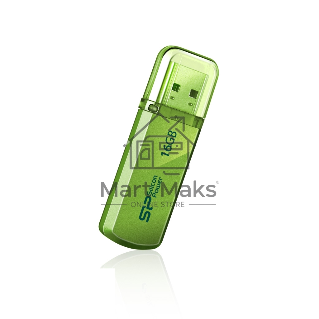 Флешка USB R/W R/W 16Gb Helios 101 SP016GBUF2101V1N USB2.0 зеленый