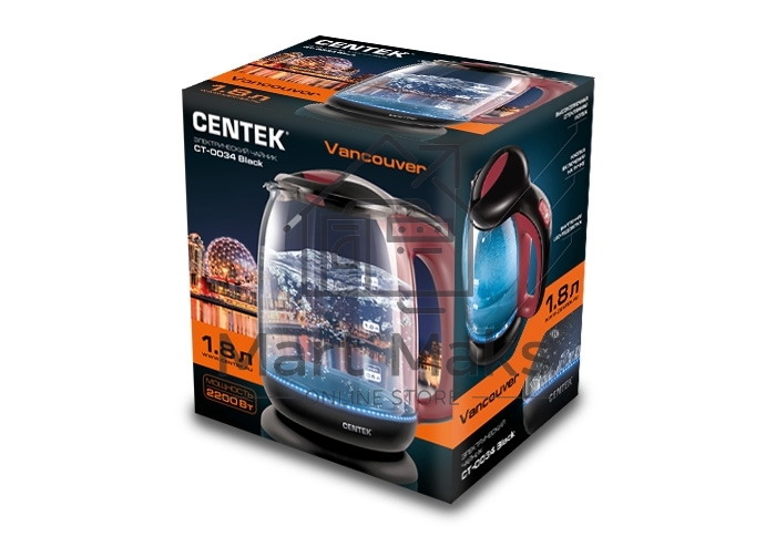 Чайник электрический Centek CT-0034 черный