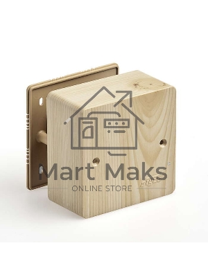 Коробка универсальная для кабель-каналов 85х85х42 сосна (светл. основа) IP40 Рувинил 65015-27М