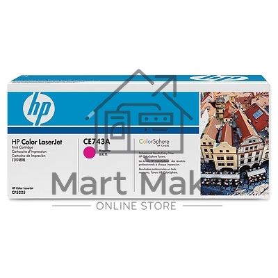Картридж лазерный HP CE743A пурпурный Color LJ CP5225 (7300стр.)