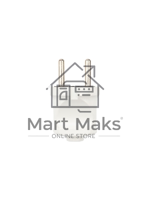 Вилка прямая без з/к 6А белая Rexant