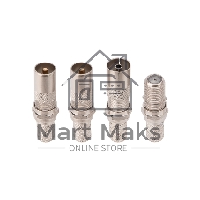 Набор с антенным телевизионным удлинителем для ТВ длиной 30 метров с F-разъемами и ТВ-переходниками Rexant