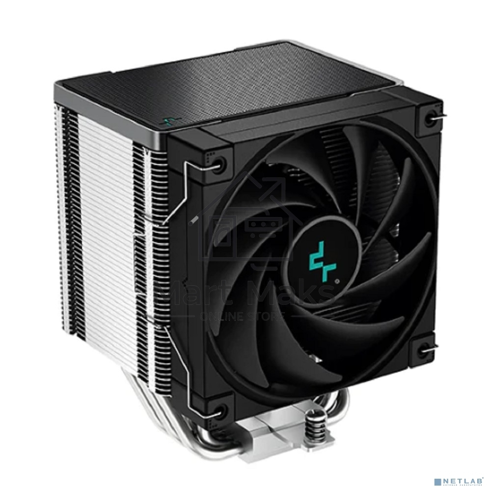 Кулер для процессора DEEPCOOL AK500 серебристый/черный, 120 мм, алюминий/медь, 1850 об/мин, 31.5 дБ, 4 pin, 240 Вт, 158 мм