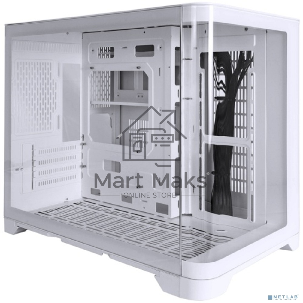 Компьютерный корпус 1STPLAYER UVIEW UV6 белый, mATX