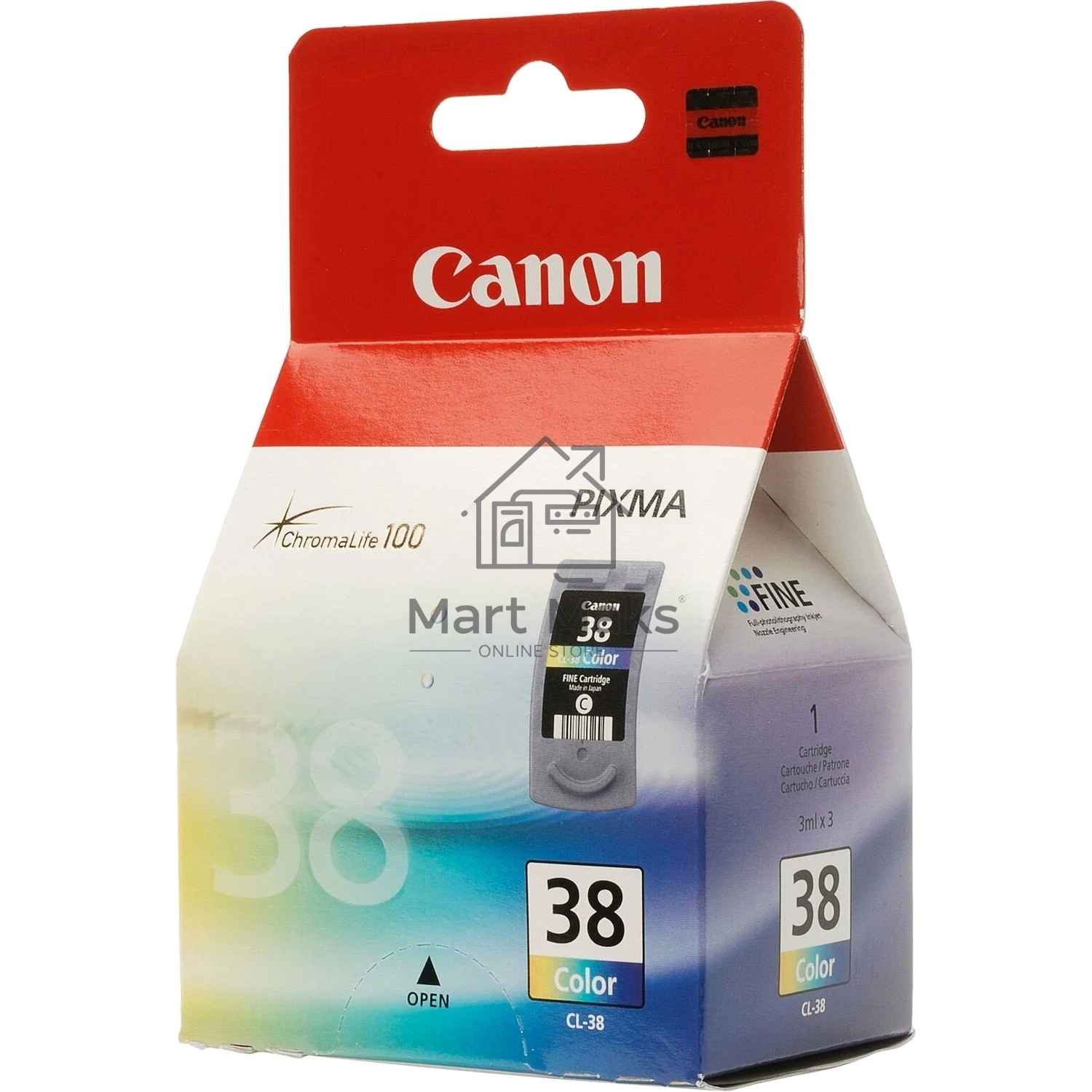 Картридж струйный Canon CL-38 2146B005 многоцветный для Canon IP1800/2500